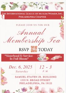 Annual Membership Tea